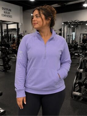 Columbia Golf Lavender Quarter Zip Pullover Women’s 2XL Athleisure